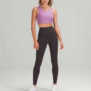 Lululemon Wunder Train High-Rise Tight 25" in Black Granite